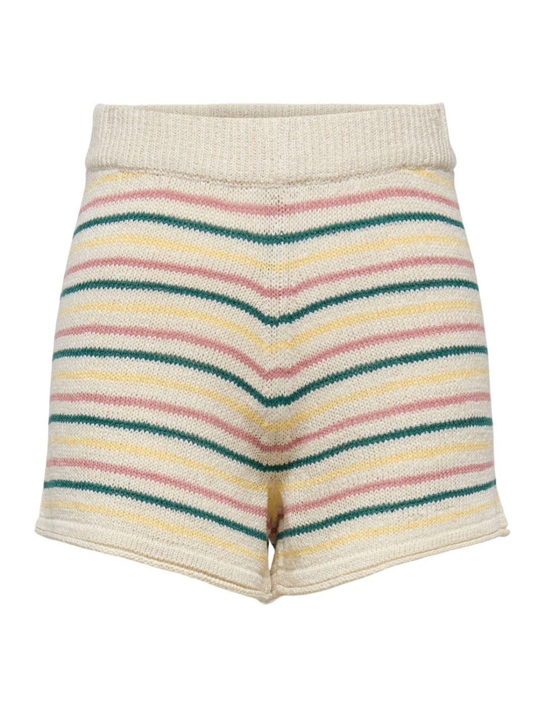 Short Only Fricca de rayas de mujer-a