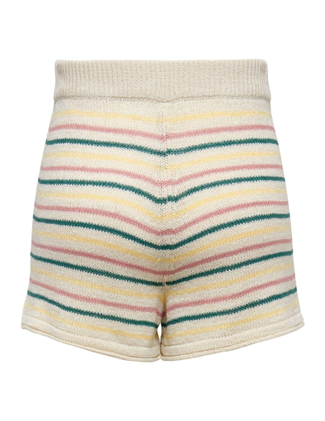 Short Only Fricca de rayas de mujer-a