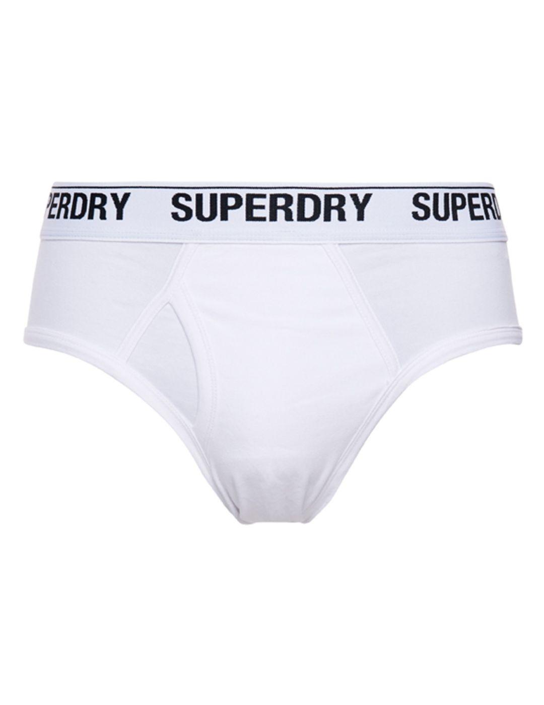 Pack triple brief Superdry de hombre-a