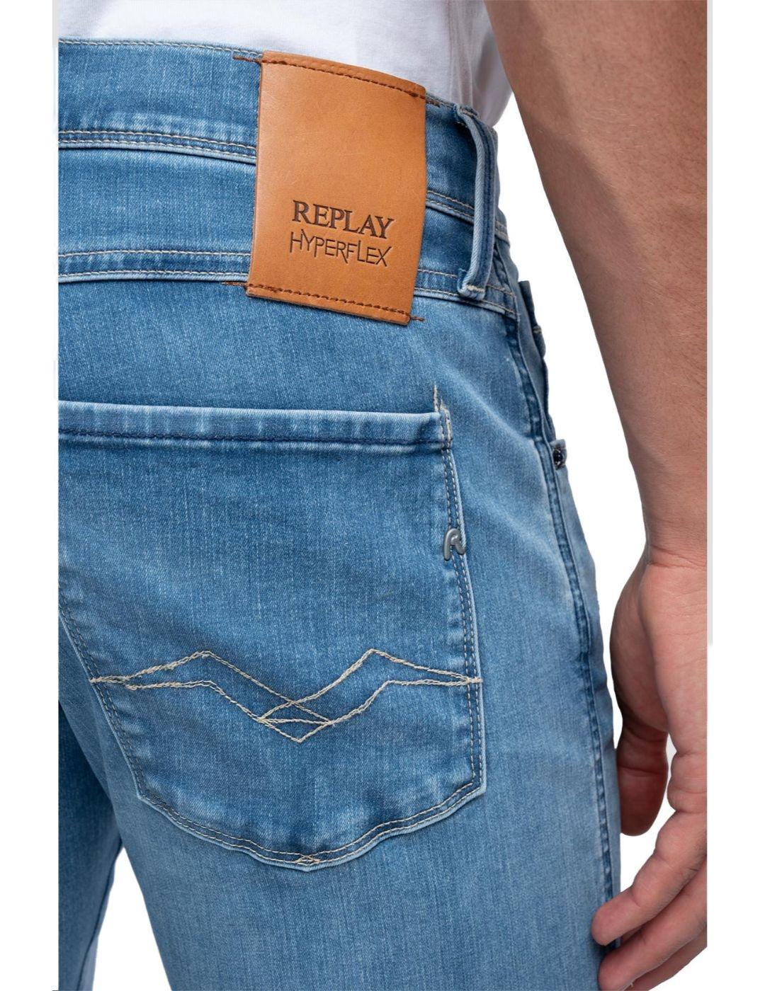 Vaquero Replay Hyperflex azul claro de hombre