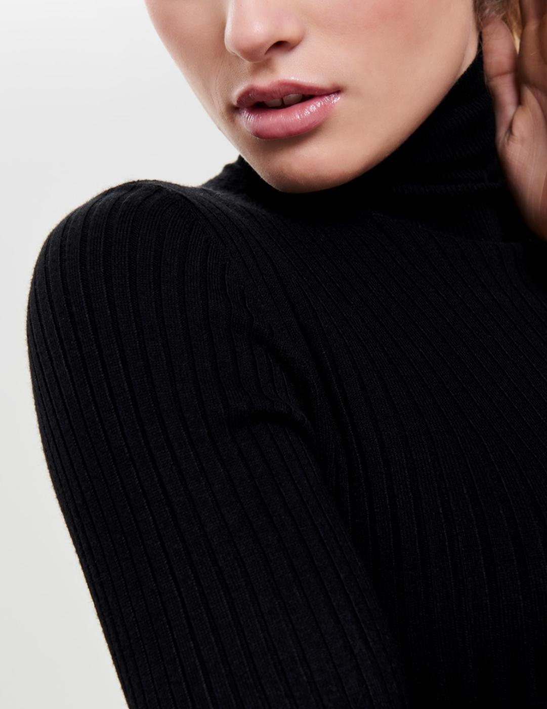 ONLNEW KAROL L/S ROLNECKPULLOVER BLACK-V