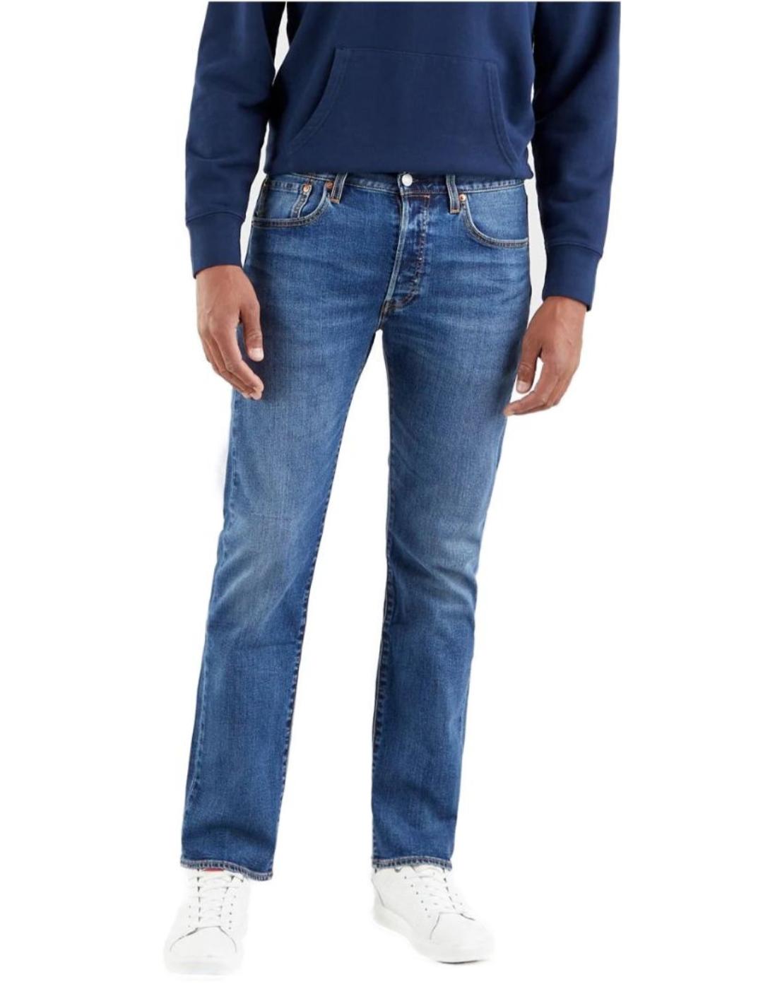 Vaquero Levis 501 Ubbles azul para hombre