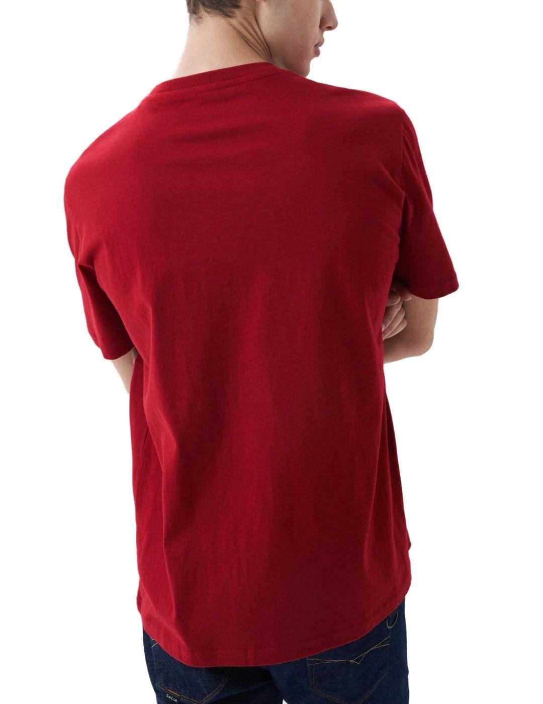 Camiseta Salsa branding roja para hombre -a