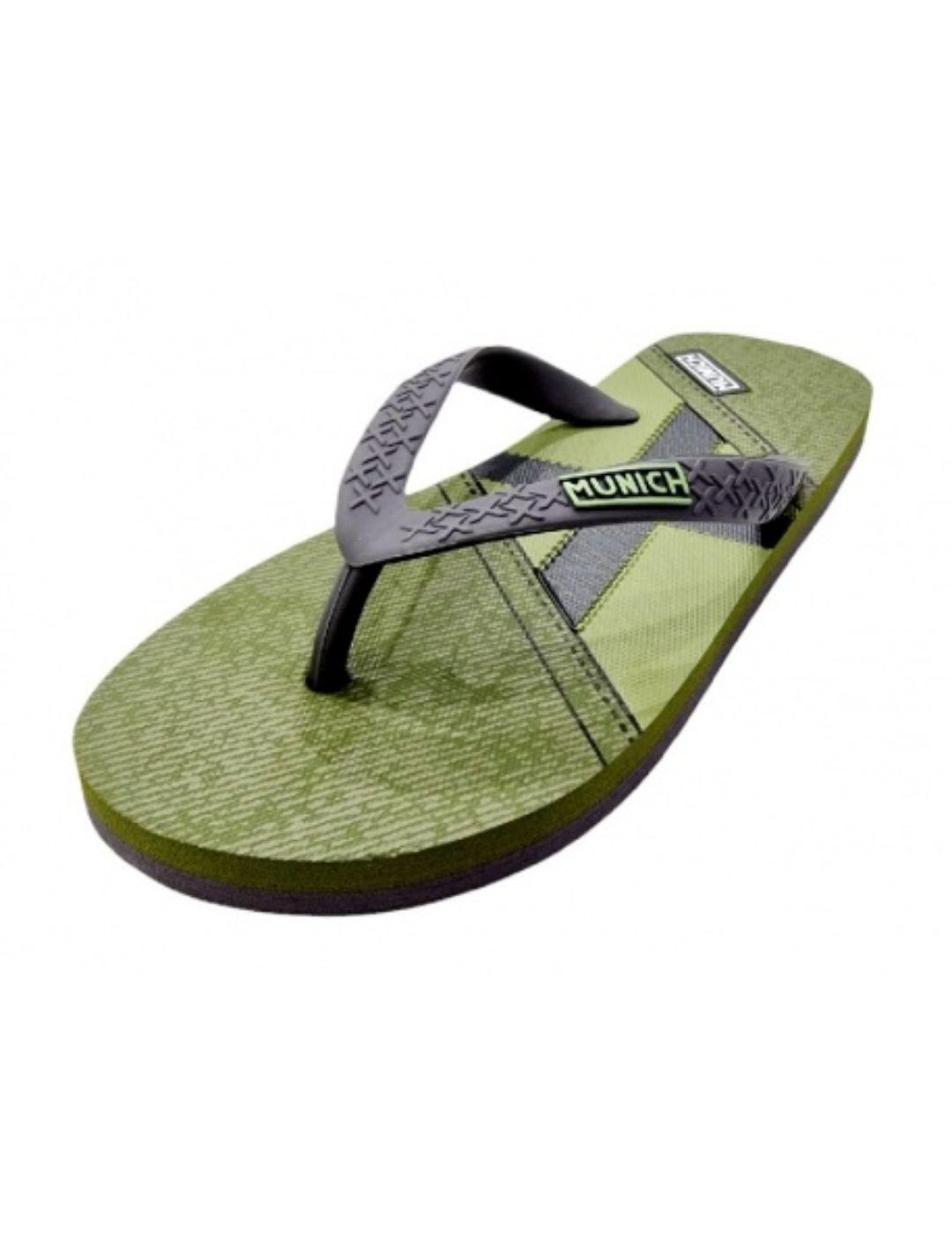 Chanclas Munich Flip Flop kaki para hombre-a