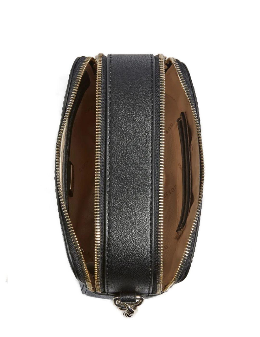 Bolso bandolera Guess Noelle negro para mujer -a