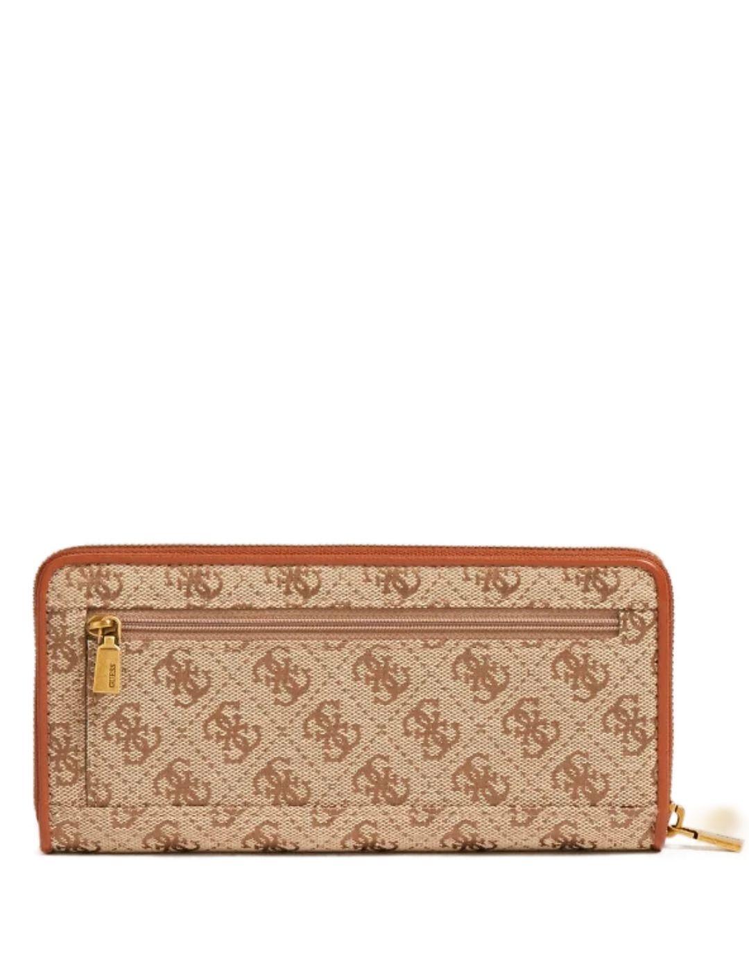 Cartera Guess Aviana marron logo para mujer -a