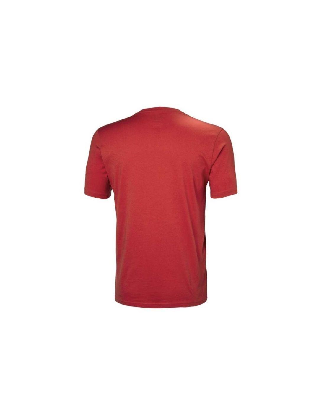 Camiseta Helly Hansen Logo roja para hombre-a
