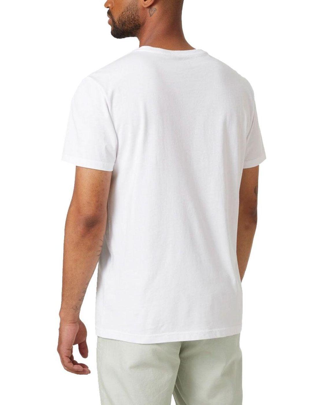 Camiseta Helly Hansen Shoreline blanca hombre -a