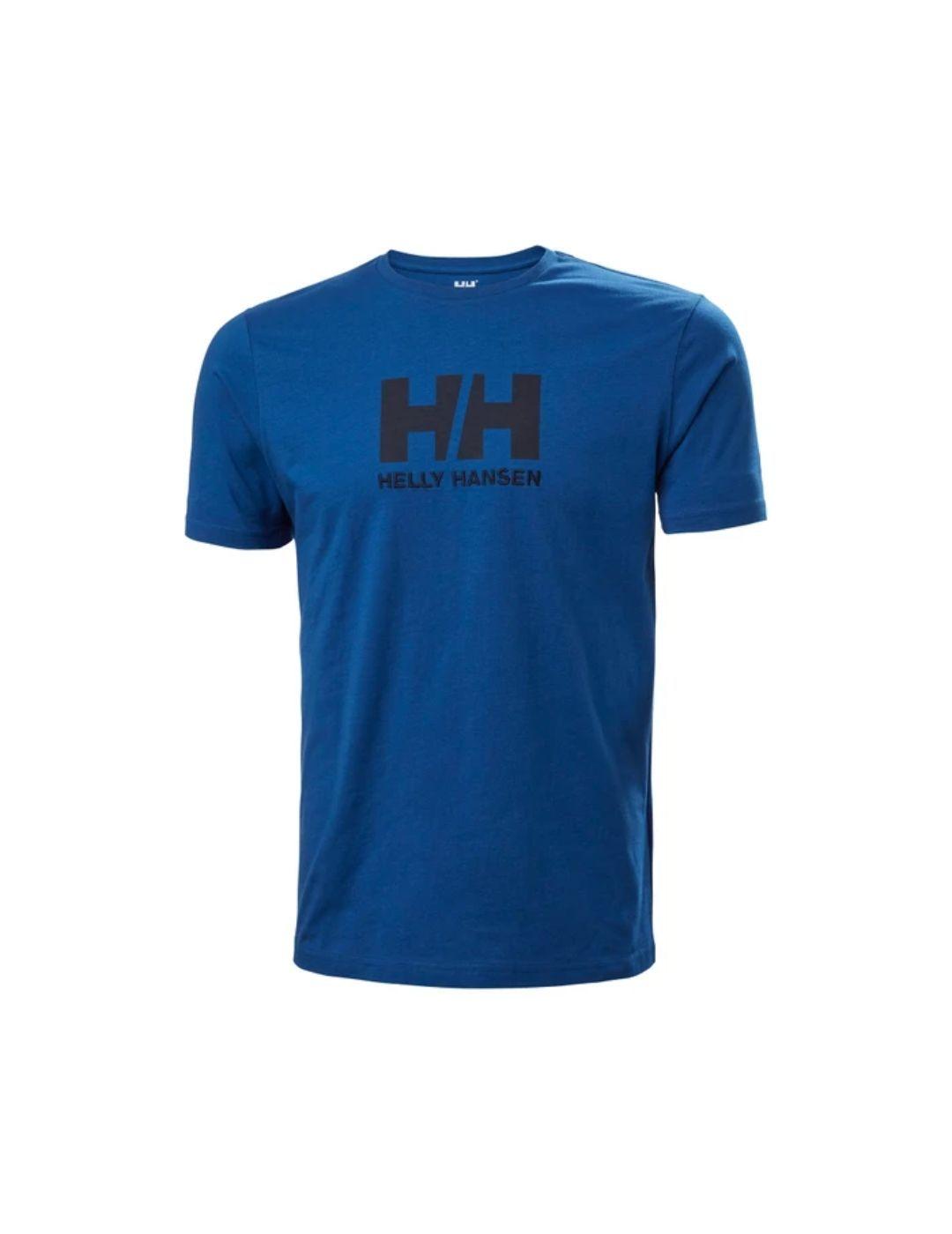 Camiseta Helly Hansen HH logo azul para hombre-a