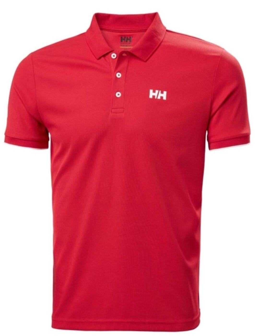 Camiseta Helly Hansen Logo roja para hombre-a