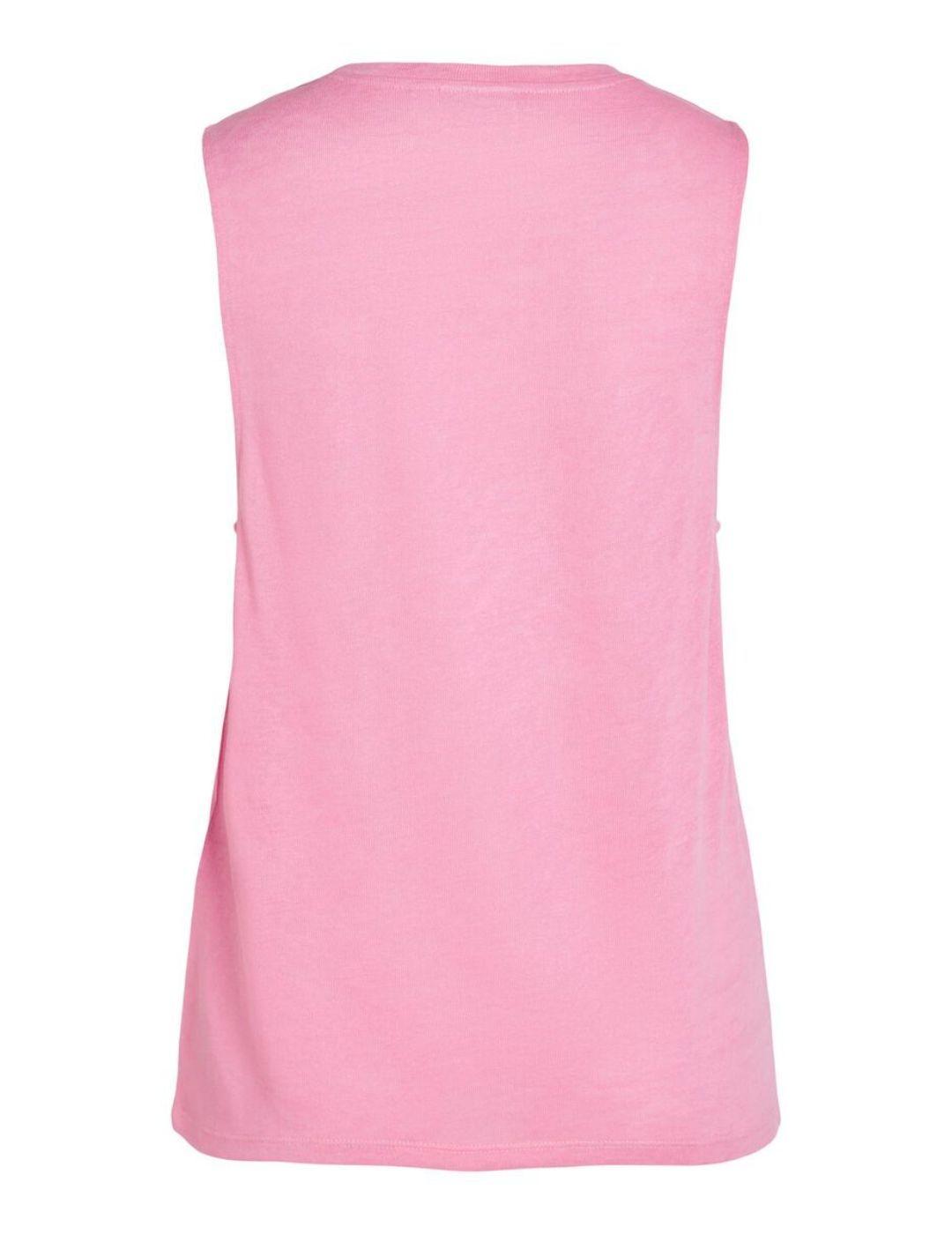 Camiseta Vila Sumi fucsia para mujer -a