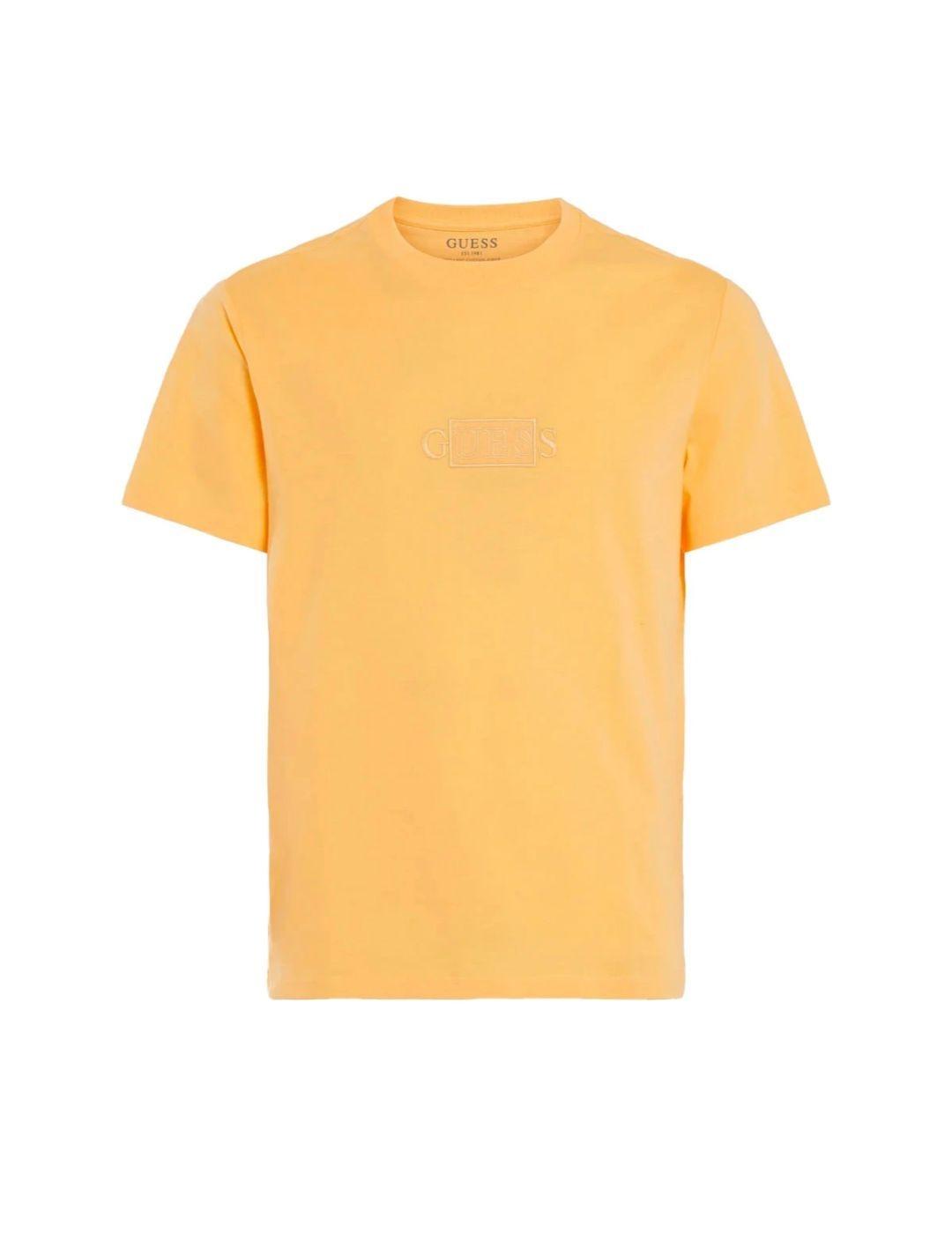 Camiseta Guess Tapin amarilla para hombre -a