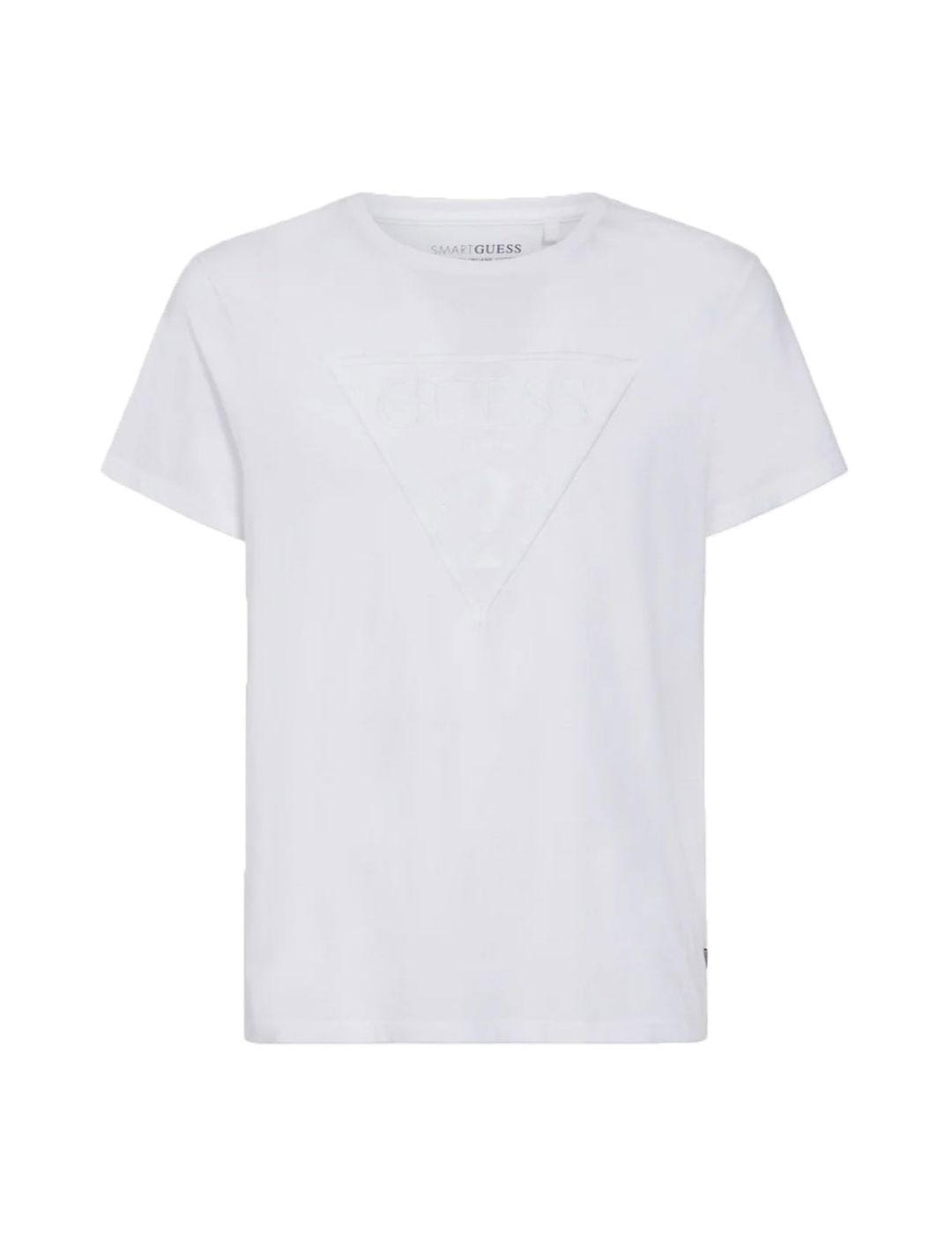 Camiseta Guess Basica blanca para hombre-a