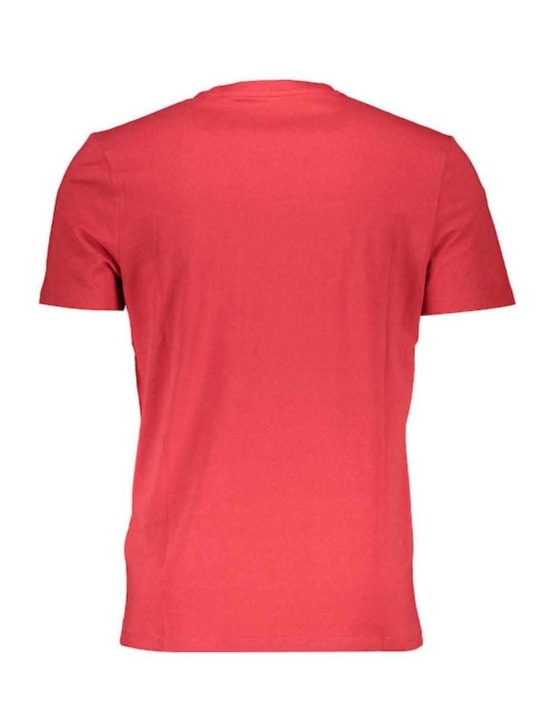 Camiseta Guess Magick roja para hombre-a