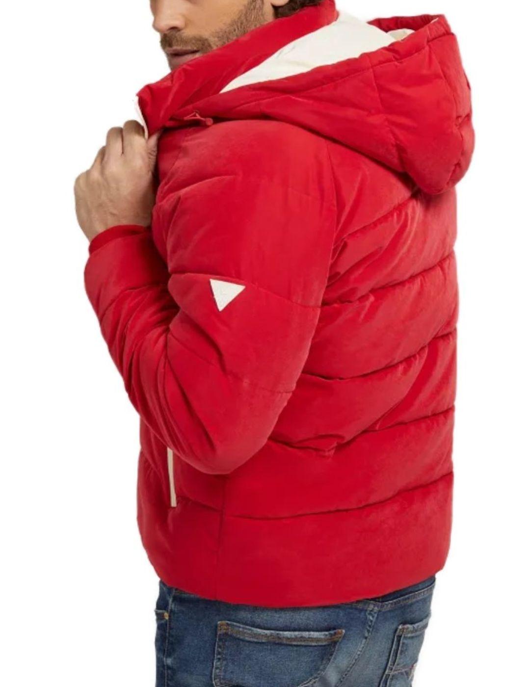 Plumas Guess Soft shell rojo para hombre-a