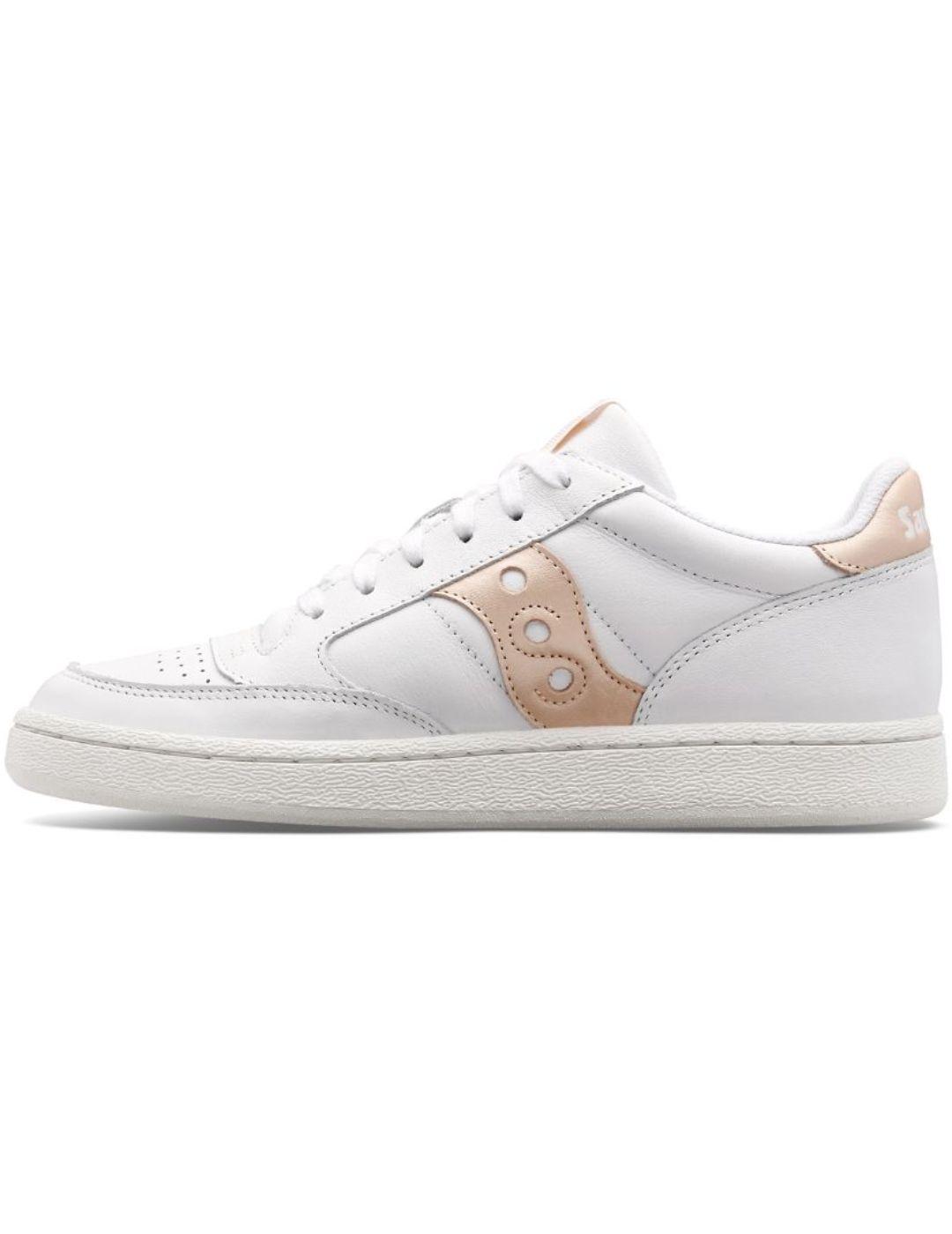 Zapatillas Saucony Court blanco/beige mujer-a