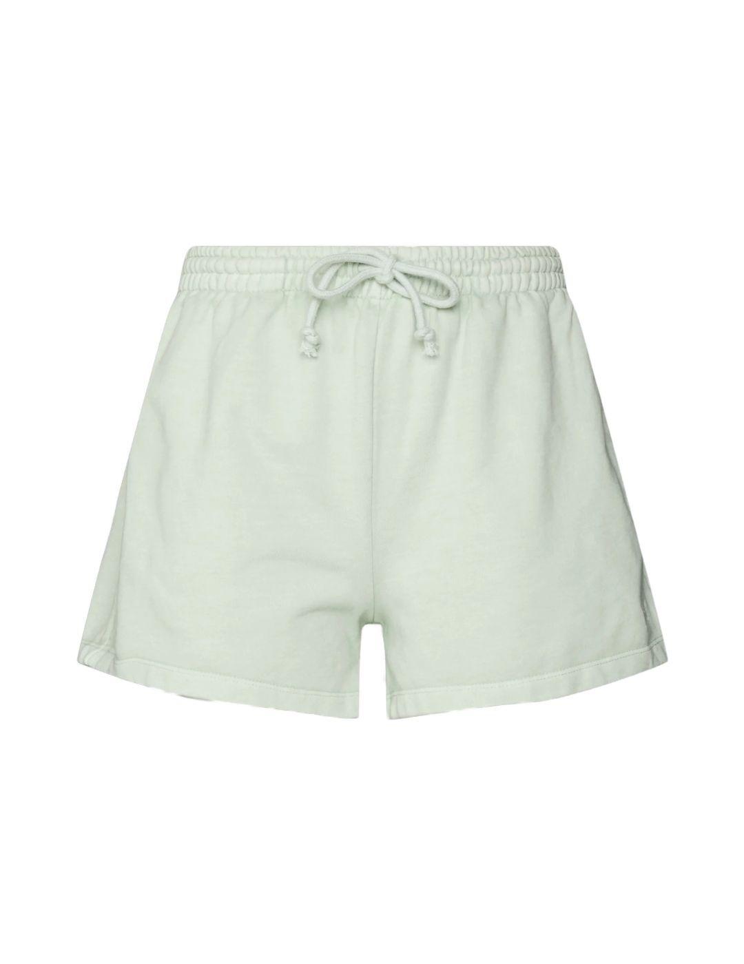 Shorts Levi´s de felpa verdes de mujer-a