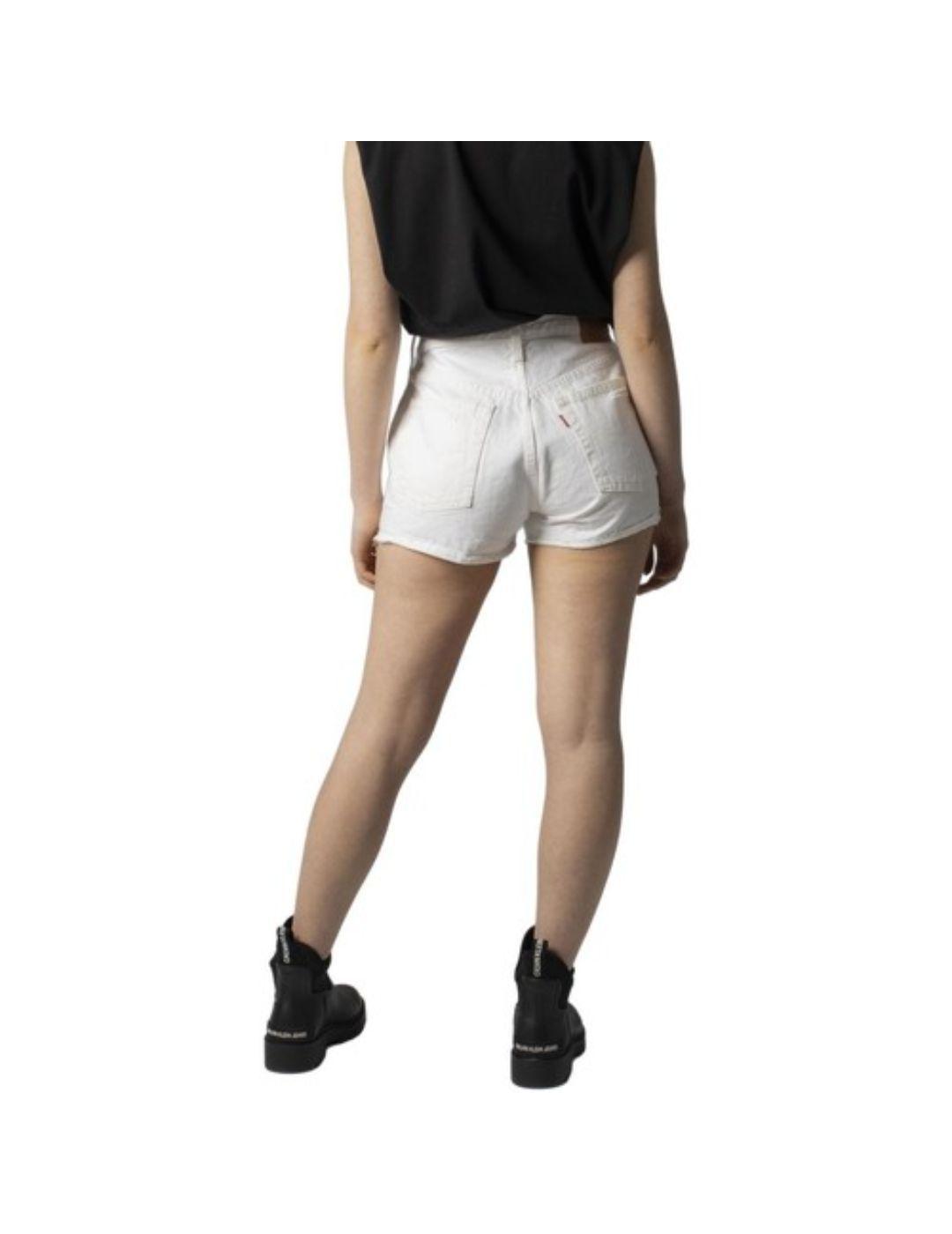 Shorts Levi´s 501 blancos de mujer-a&