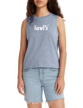 Camiseta Levi´s tirante sisa azul de mujer-a