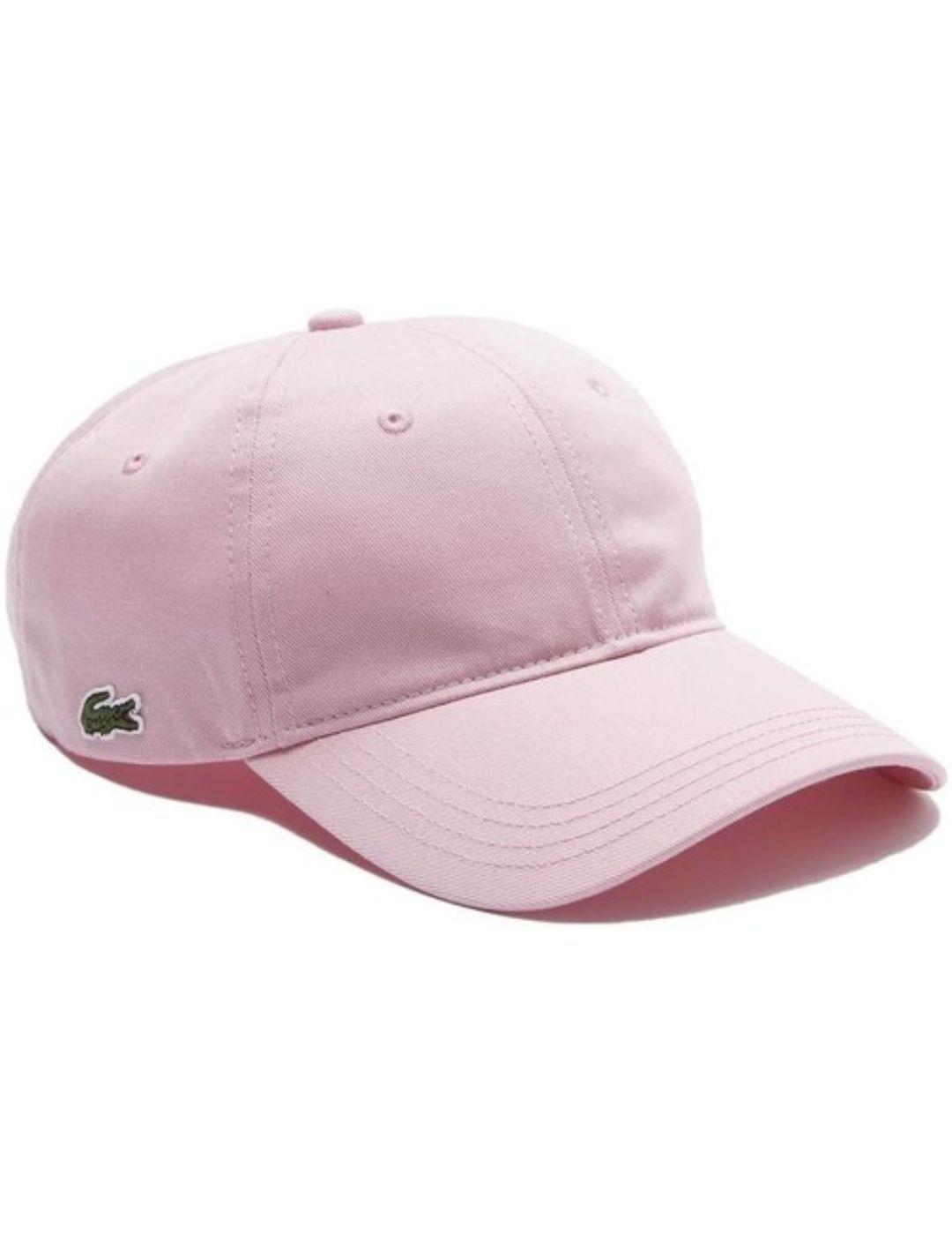 Gorra Lacoste rosa unisex -a