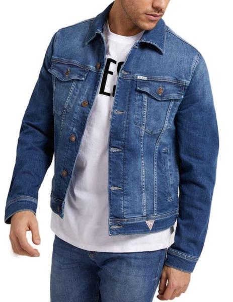 Chaqueta Guess denim azul para hombre -a