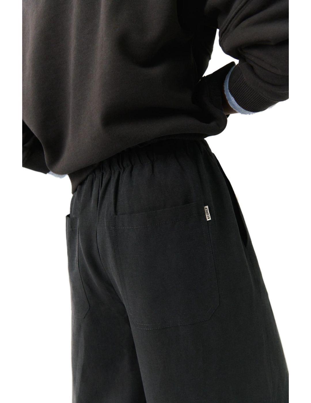 Pantalón Ecoalf negro para mujer-a