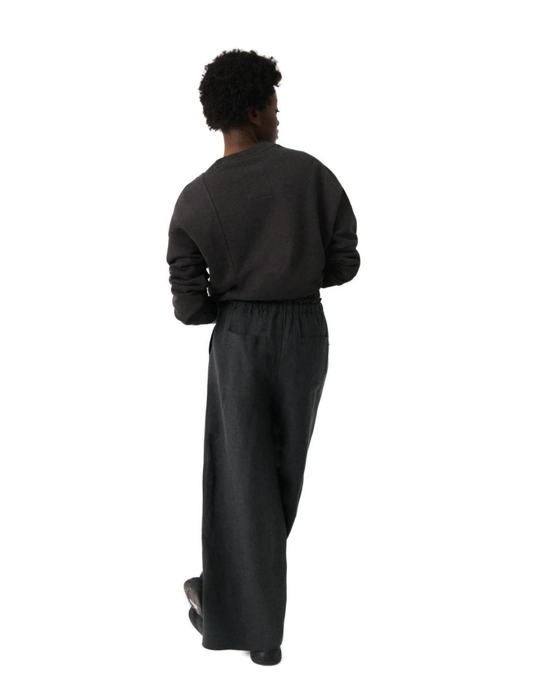 Pantalón Ecoalf negro para mujer-a