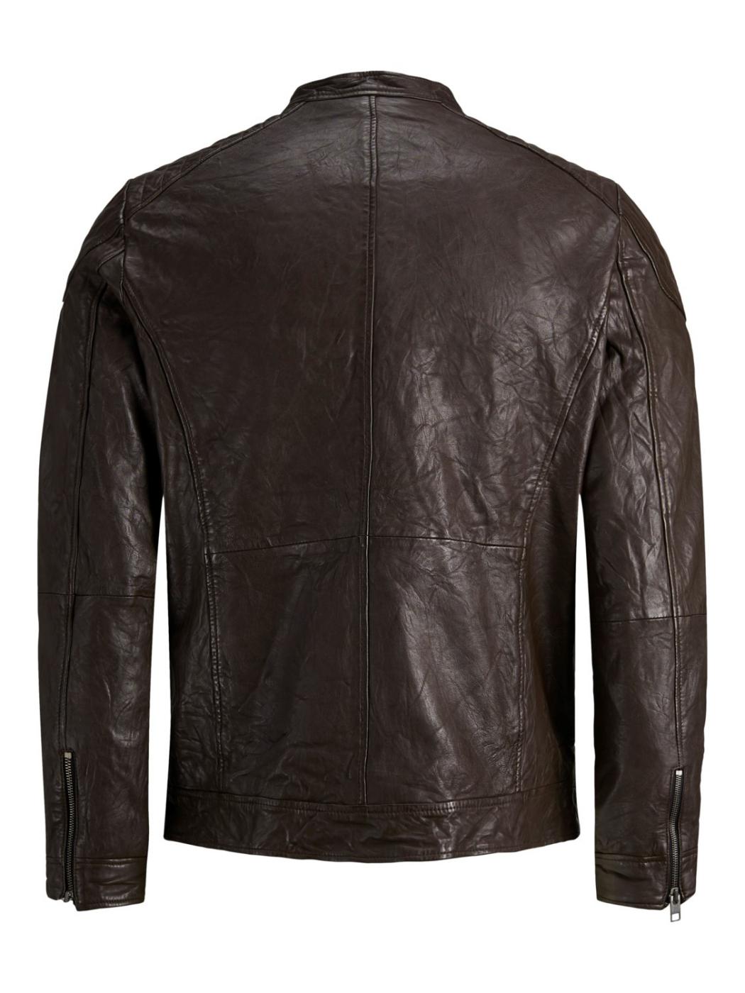 JJELIAM LEATHER JACKET BROWN-V