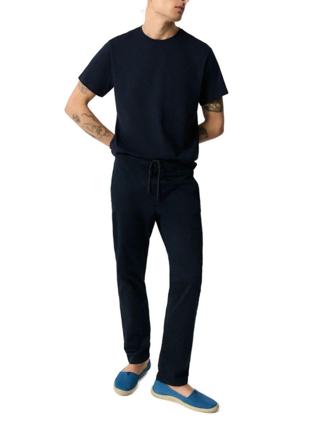 Camiseta Ecoalf básica marino para hombre-a
