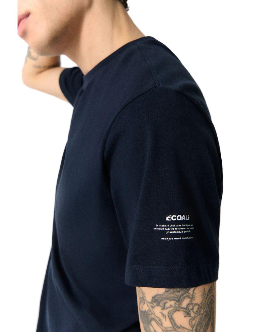Camiseta Ecoalf básica marino para hombre-a