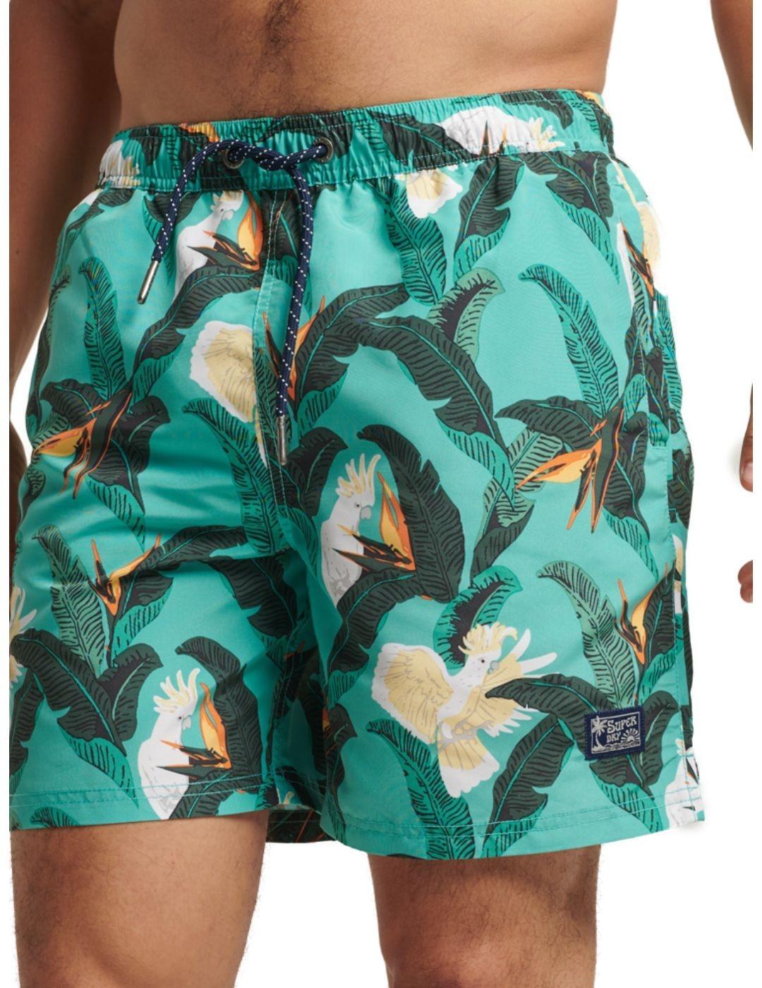 Bañador Superdry Vintage hawaiian de hombre-a