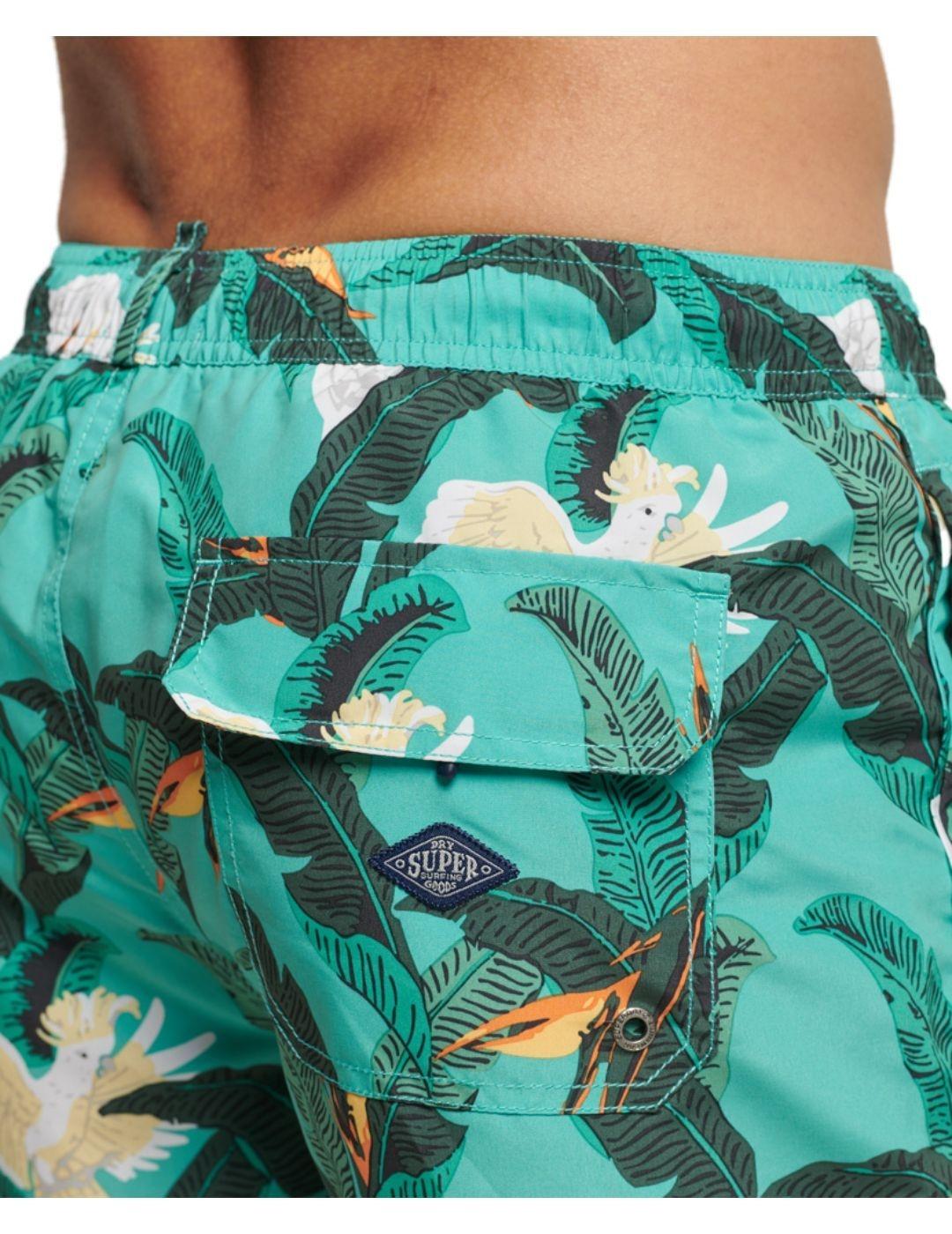 Bañador Superdry Vintage hawaiian de hombre-a