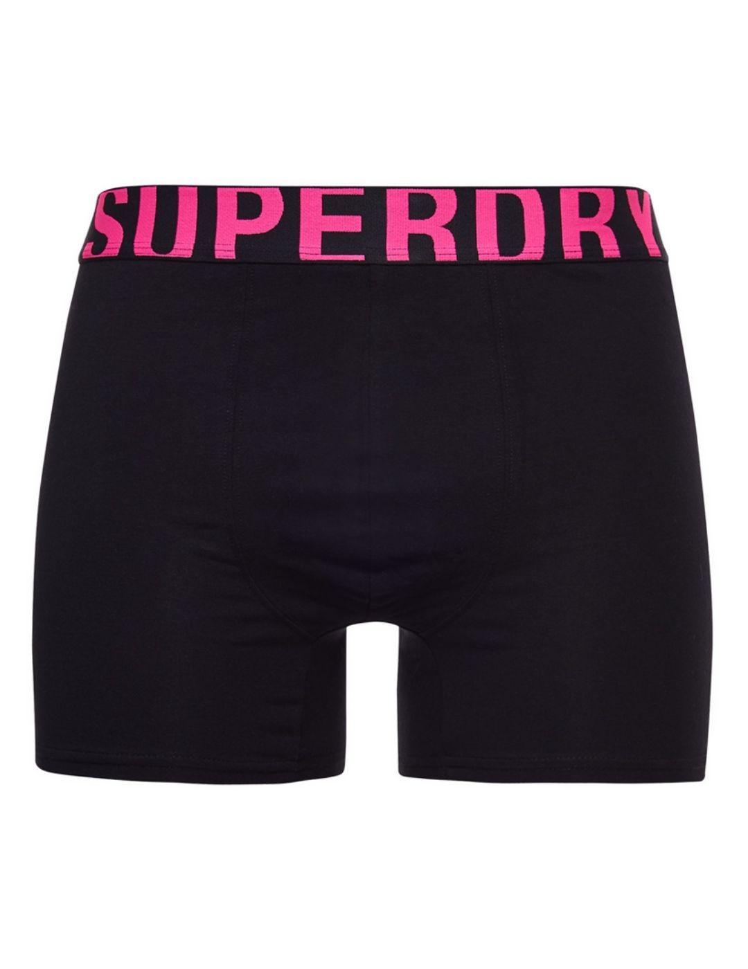 Intimo Superdry pack2 boxer negro para hombre -a