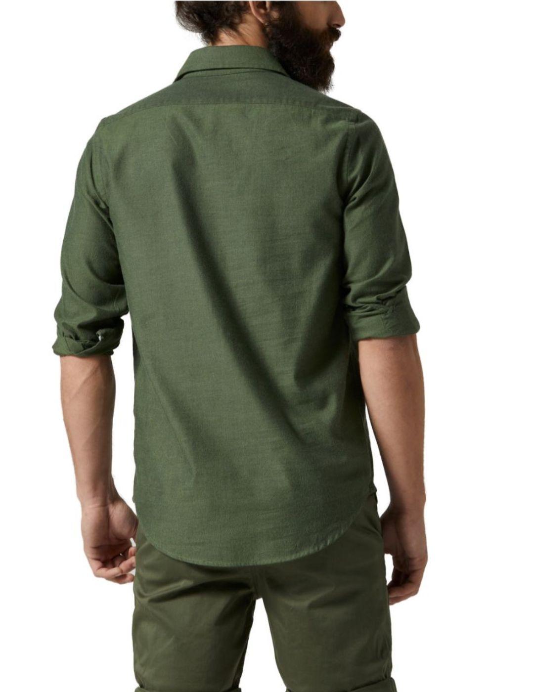 Camisa polera Altonadock en verde para hombre-a