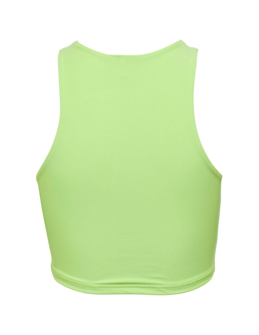 Top Only Sportif verde fluor de mujer-a