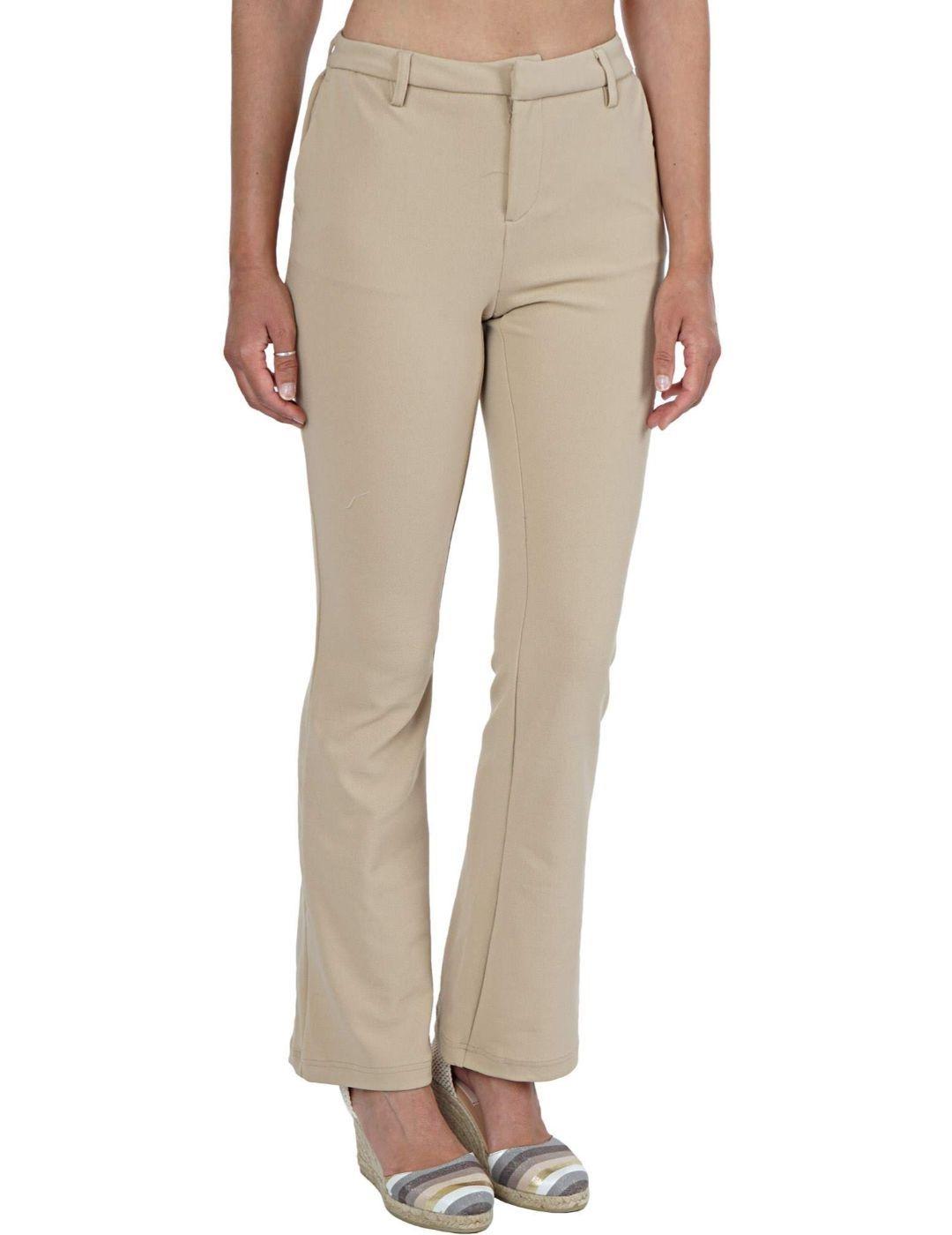 Pantalón Only Rocky Noos beige para mujer -a