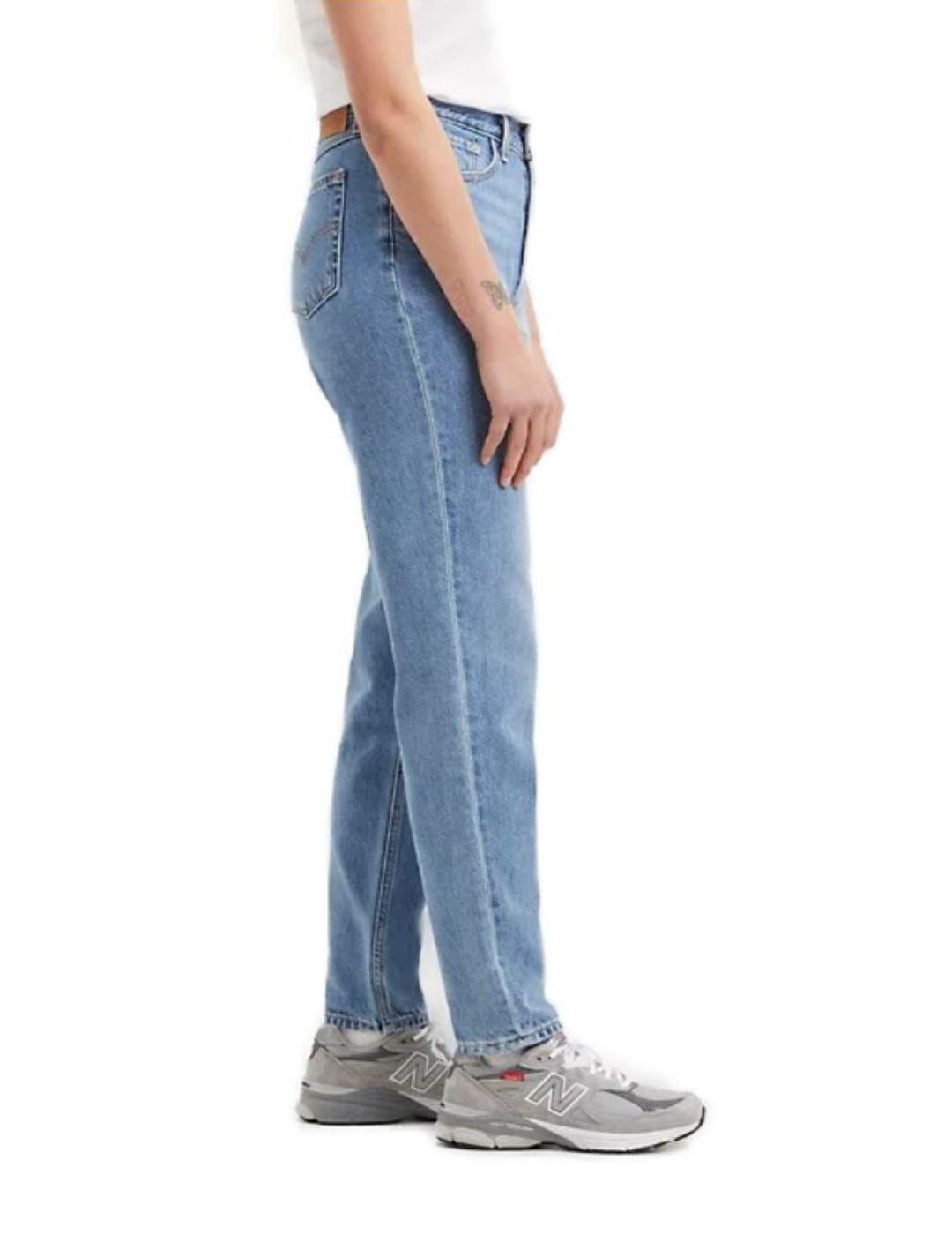 Vaquero Levi's 80s Mom Jean azul para mujer -a