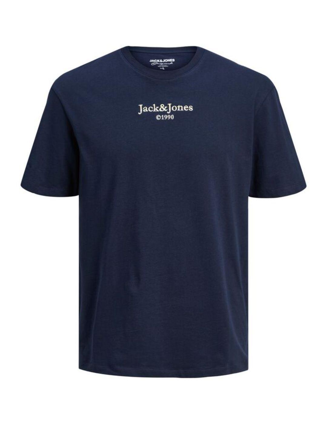 Camiseta Jack&Jones Firefly marino para hombre -b
