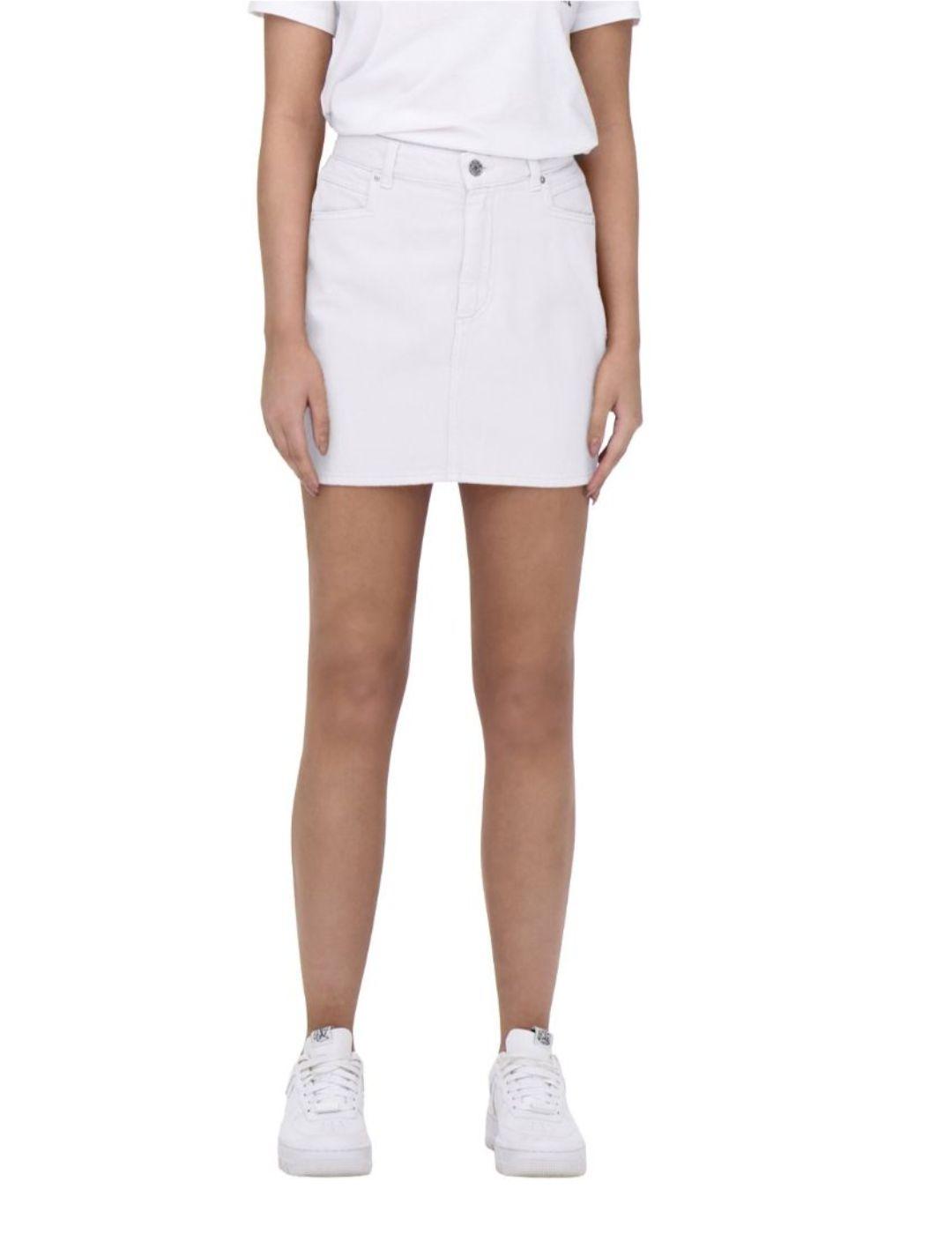 Falda Only Nava-Milly blanco para mujer-a