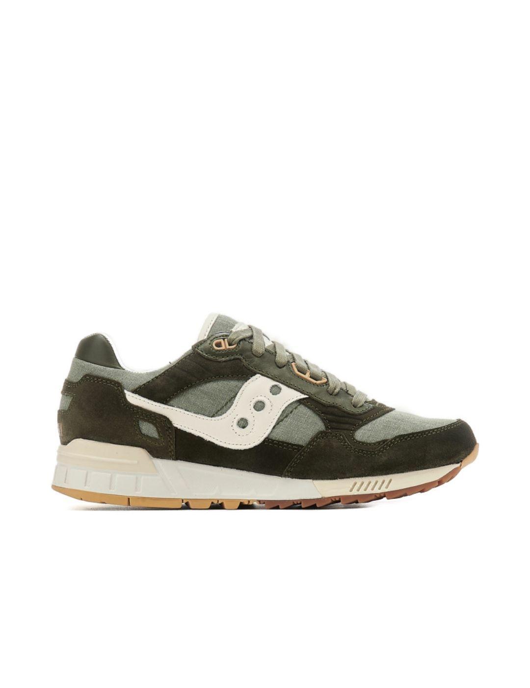Zapatillas Saucony Shadow 5000 verde para hombre-a