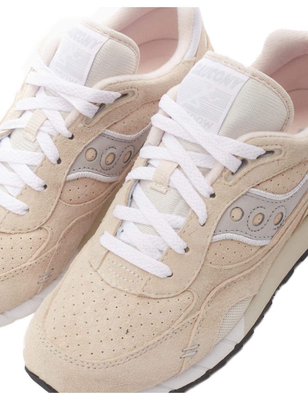 Zapatillas Saucony Shadow 6000 beige para hombre-a