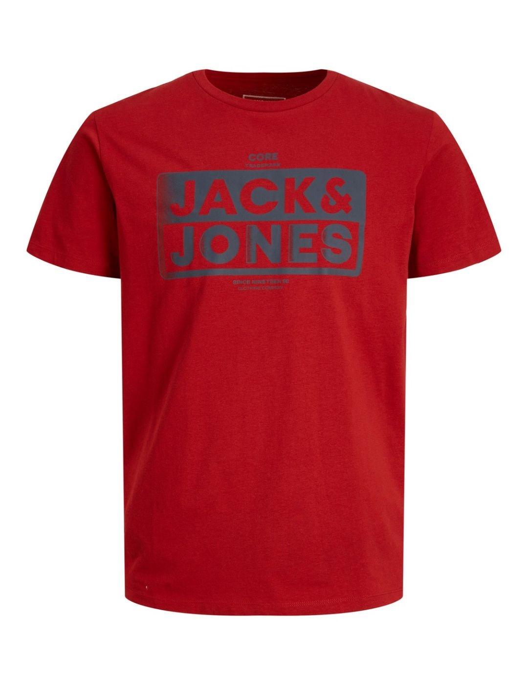 Camiseta Jack&Jones Kim roja para hombre -b