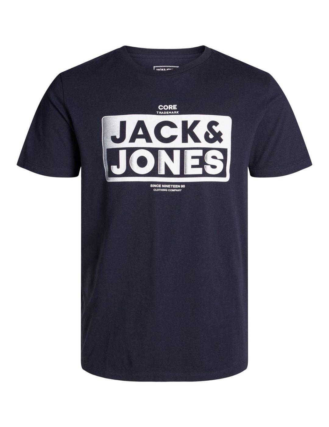 Camiseta Jack&Jones Kim marino para hombre -b