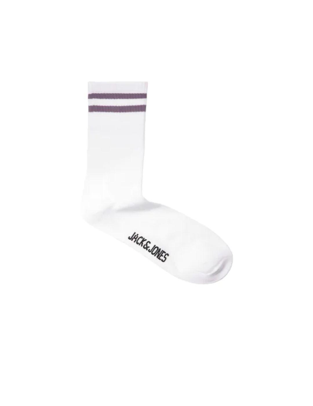 Calcetines Jack & Jones Trouble violeta para hombr