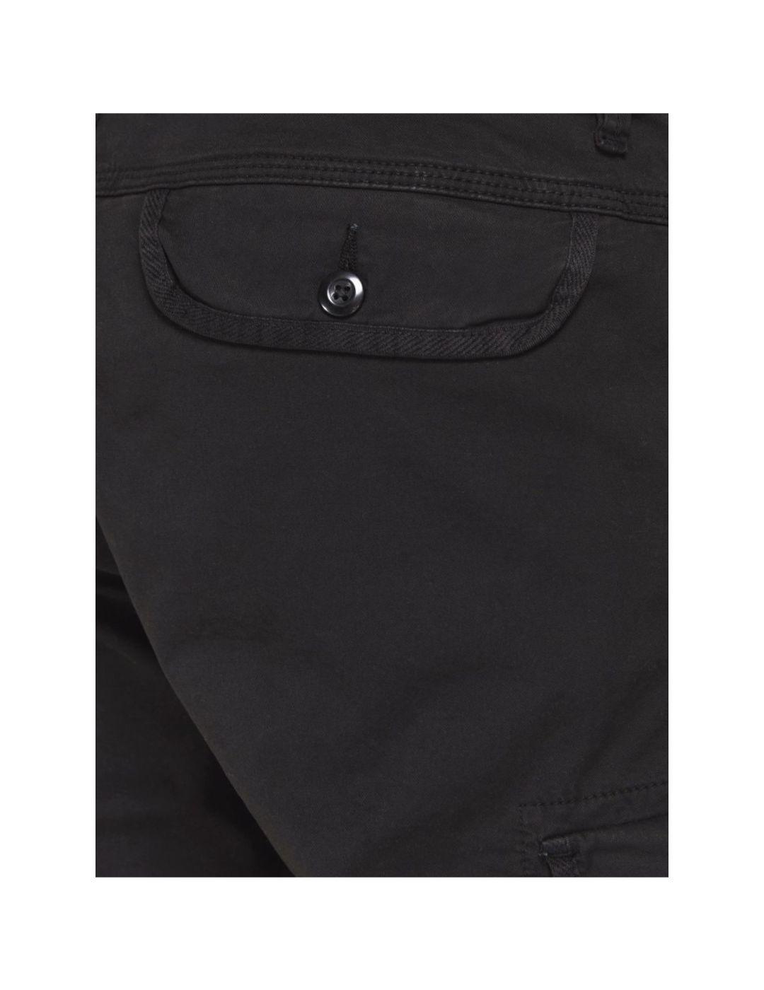 Bermuda Jack&Jones Seuz cargo negro para hombre -a