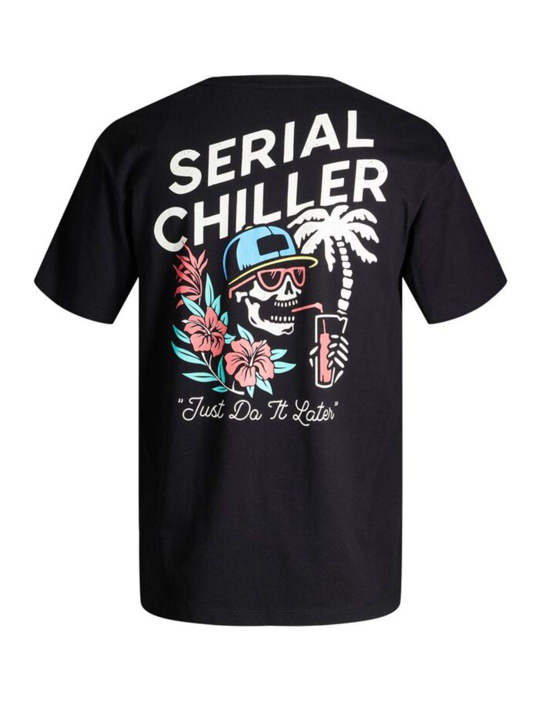 Camiseta Jack&Jones Chiller negro para hombre -a