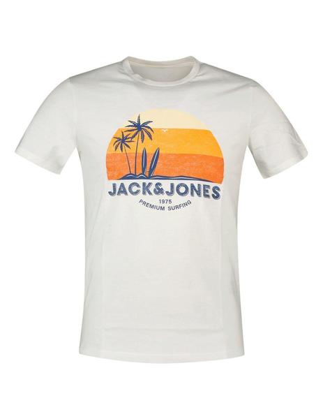 Camiseta Jack&Jones Palm blanco para hombre -a