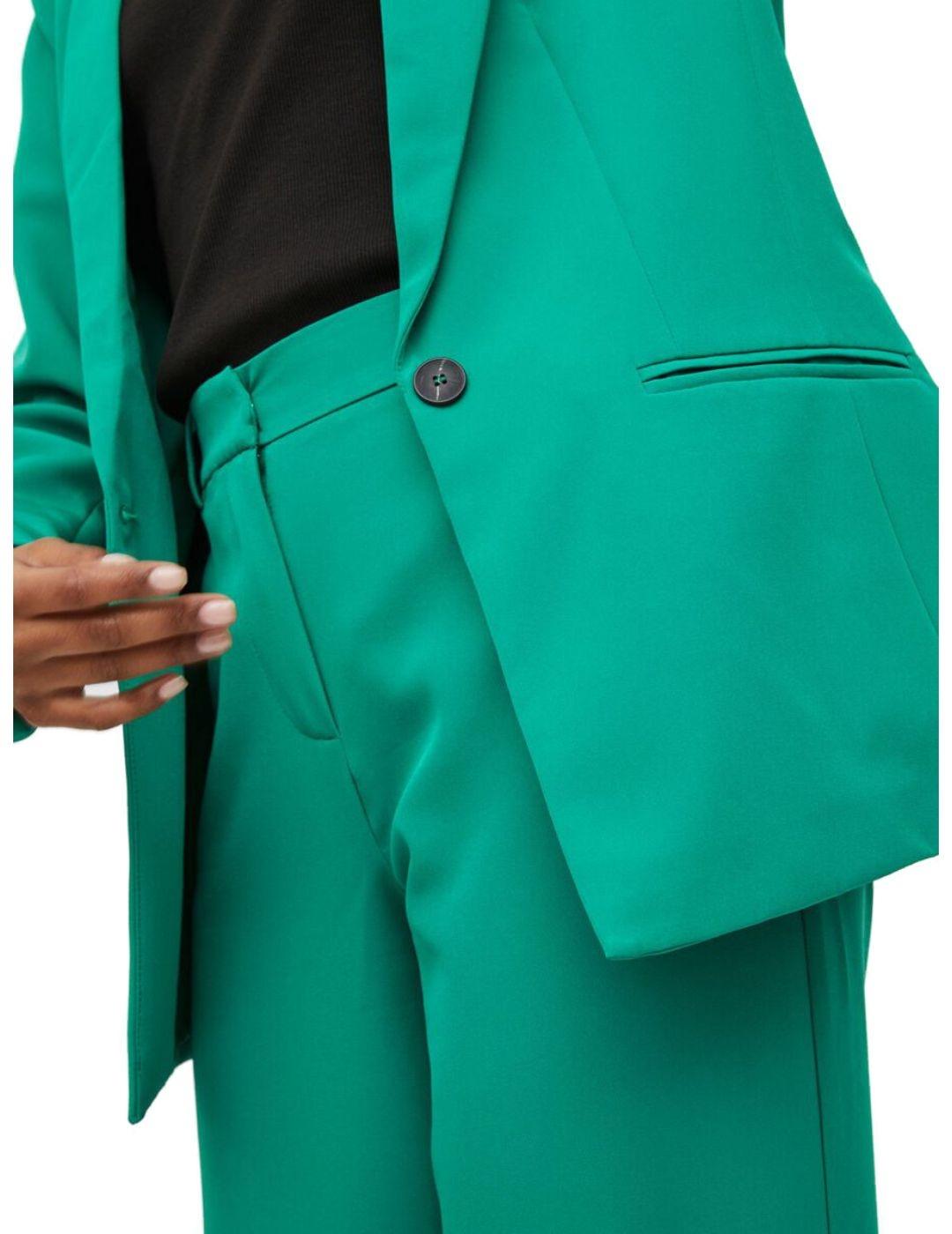 Blazer Vila Vikammas verde botella para mujer- a