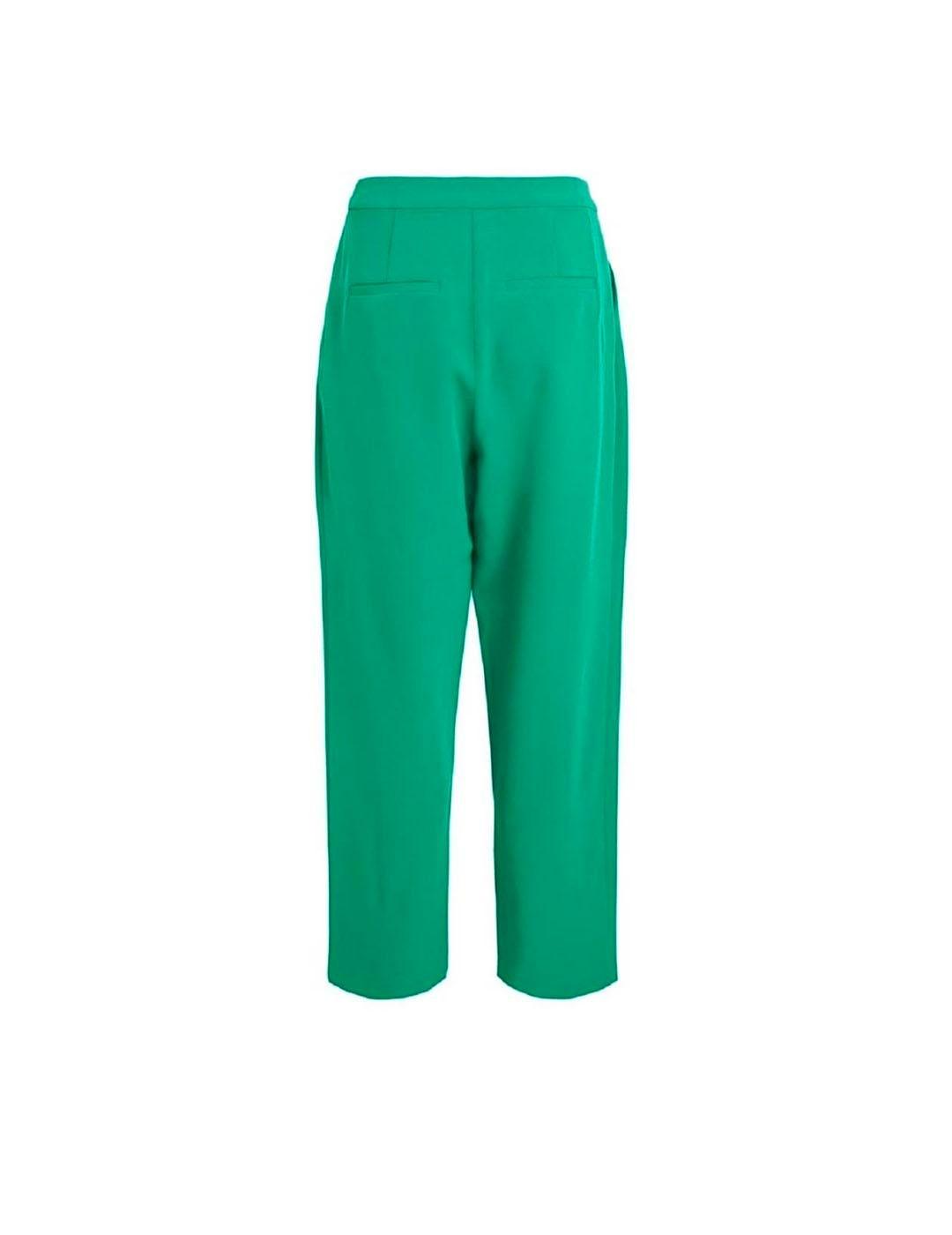 Pantalon Vila Shara verde para mujer-a
