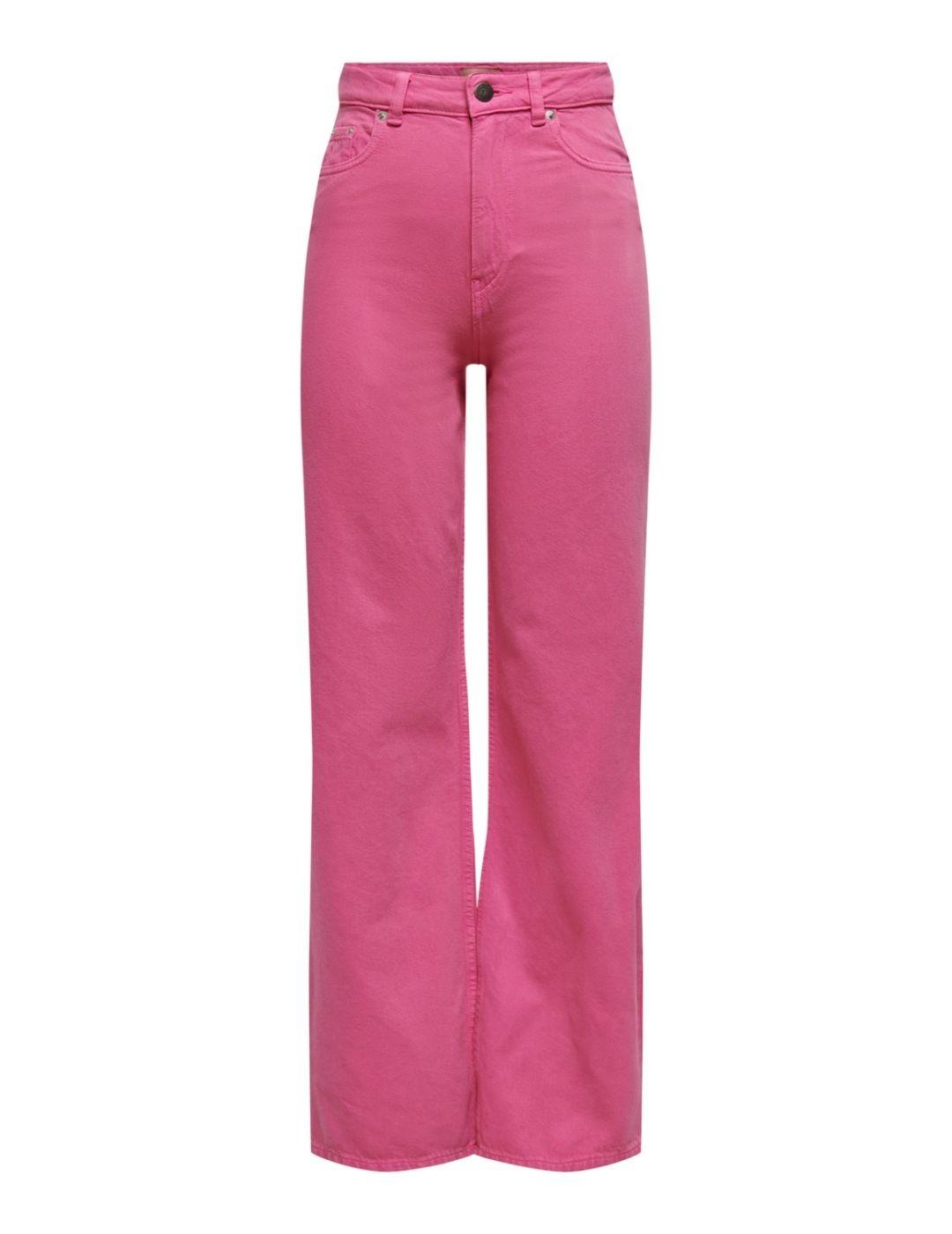 Pantalon Only Camille fucsia para mujer-b